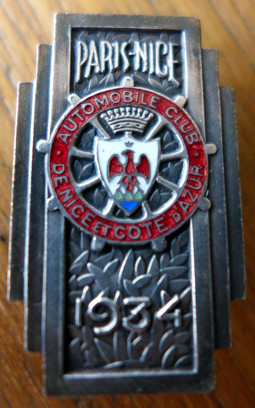 1934 Paris ~ Nice lapel pin