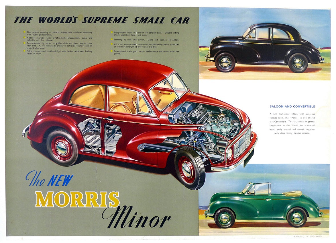 The New Morris Minor Poster