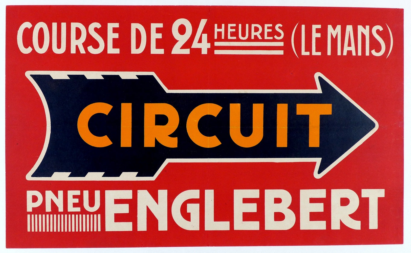Le Mans Circuit de 24 Hrs. Poster