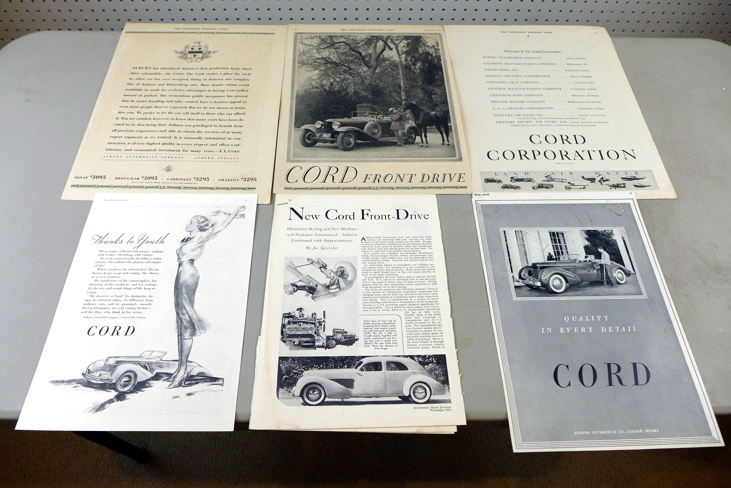 Cord 22 Original Ads