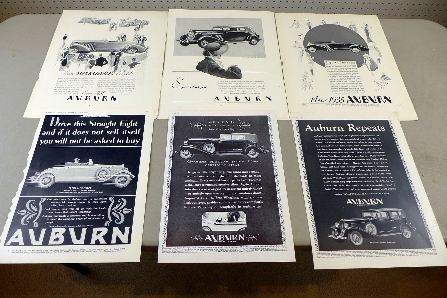 Auburn 17 Original Ads