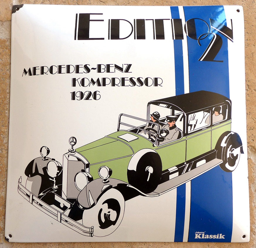 Mercedes-Benz Kompressor 1926 sign