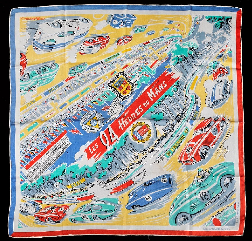 1956 Le Mans Silk Scarf