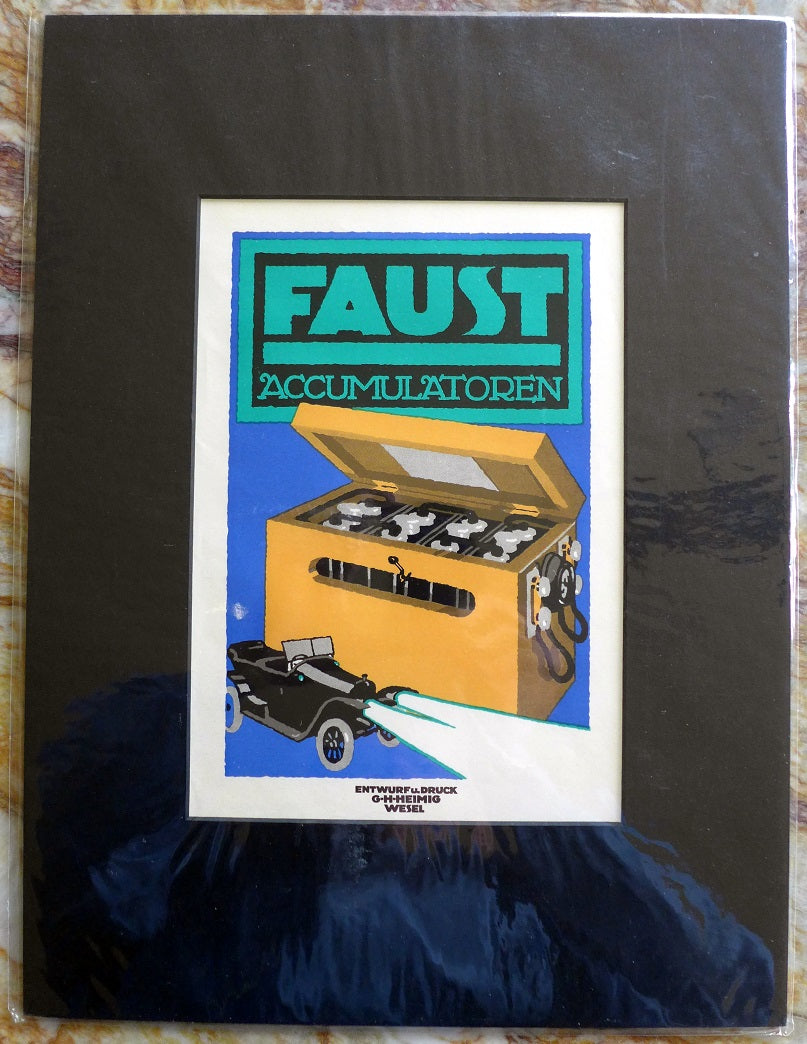 Faust Batteries Poster