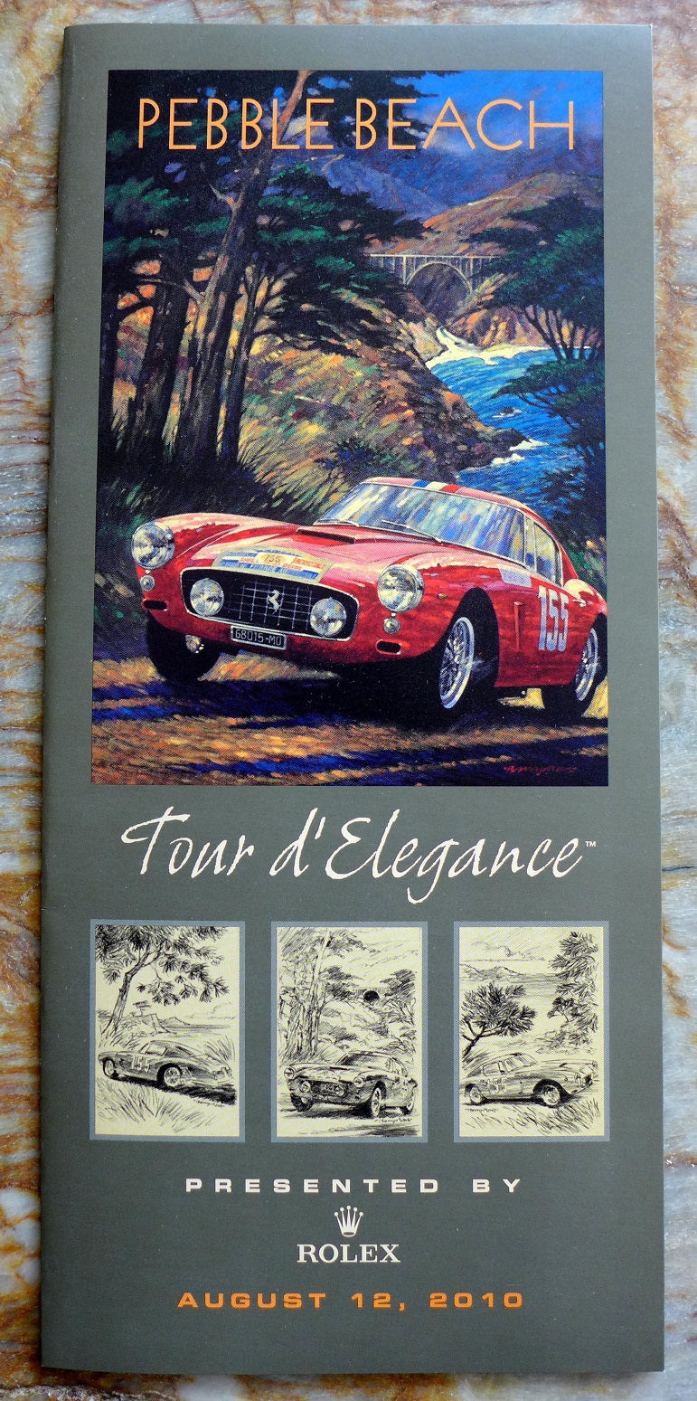 2010 Pebble Beach Tour d'Elegance Poster