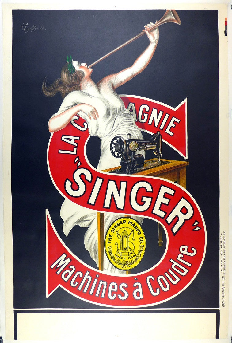 Singer Sewing Machines Cappiello Poster