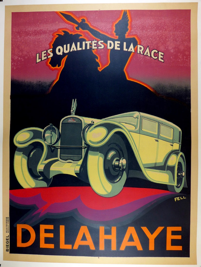 Delahaye Poster