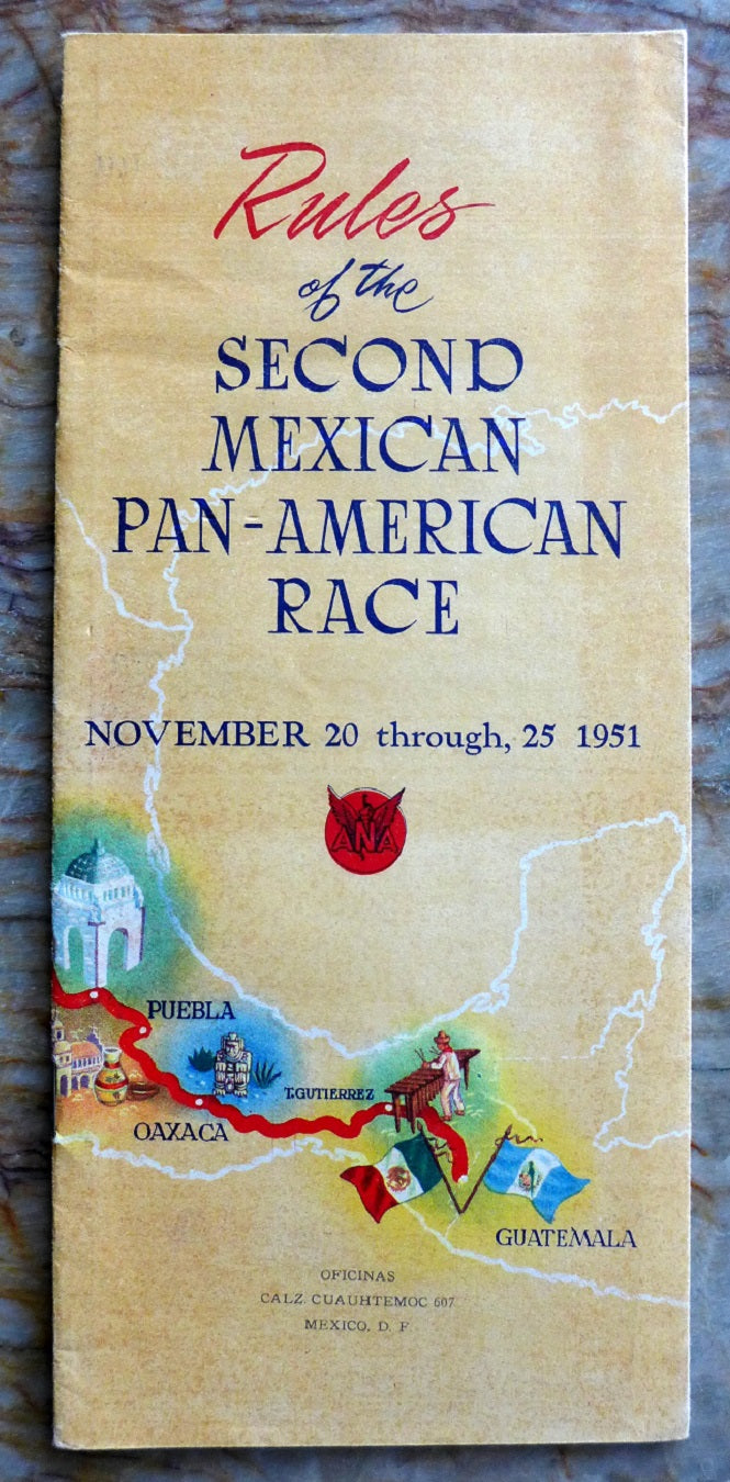 1951 Carrera Panamericana Rules