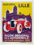 1926 Auto Salon Lille Poster