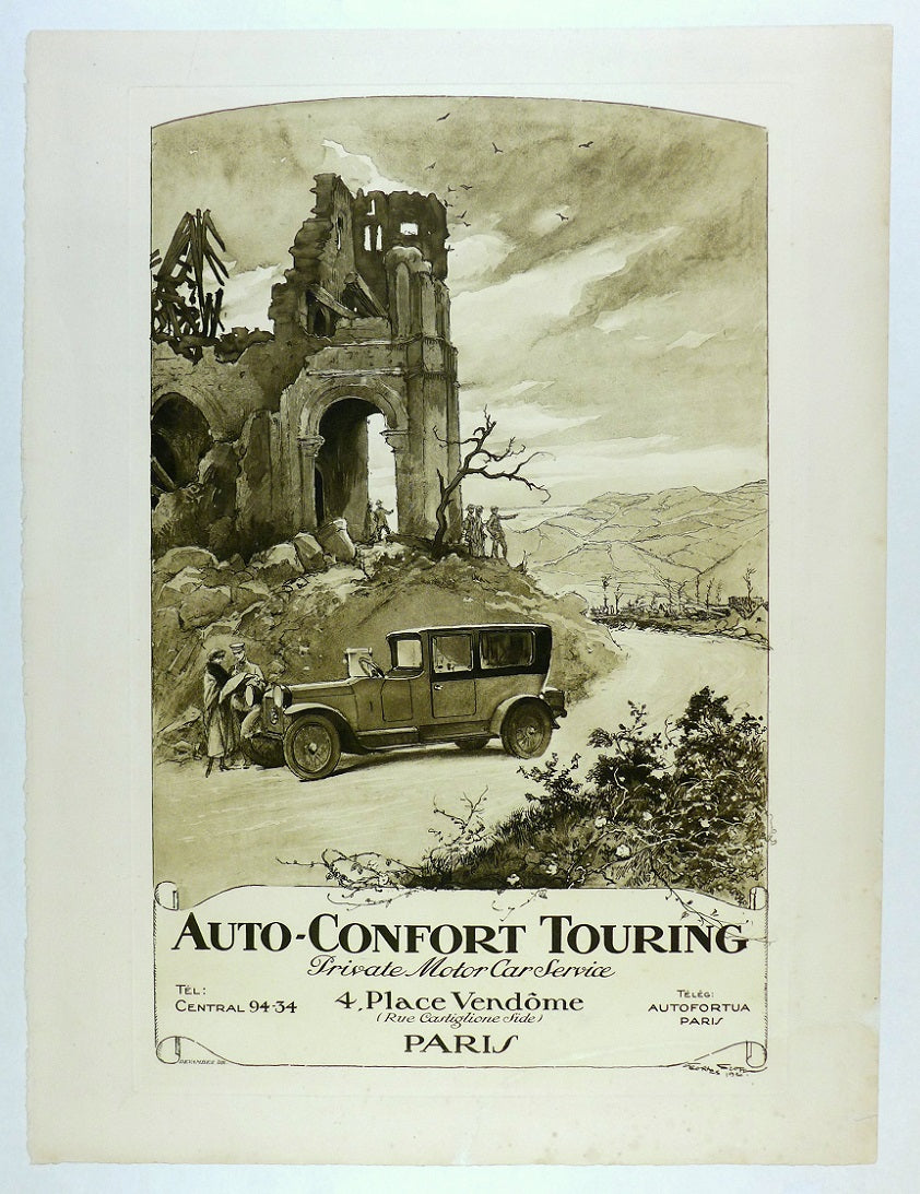 1920 Auto-Comfort Touring Poster