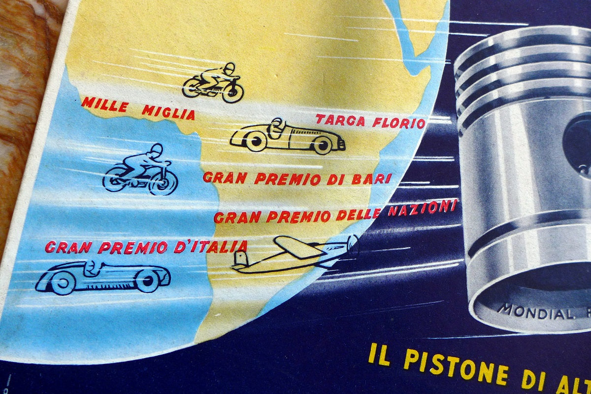 Mondial Piston Company Window Card