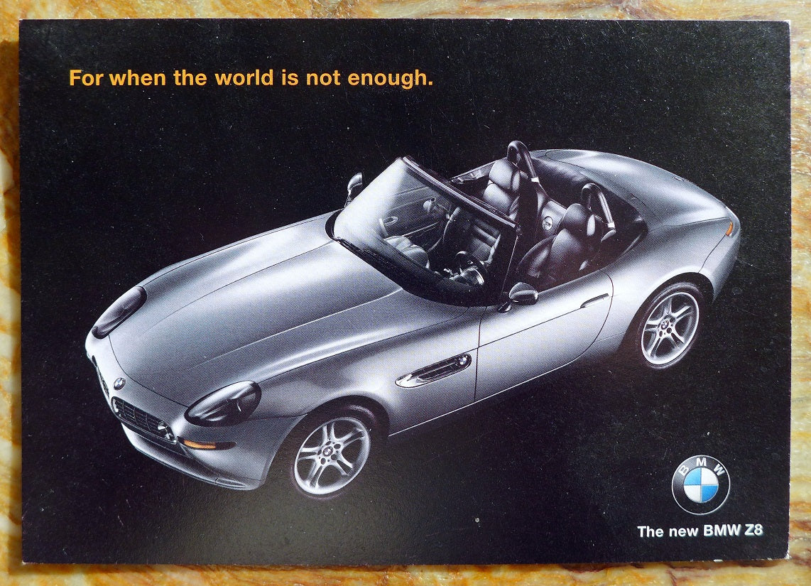 BMW Z8 Postcard