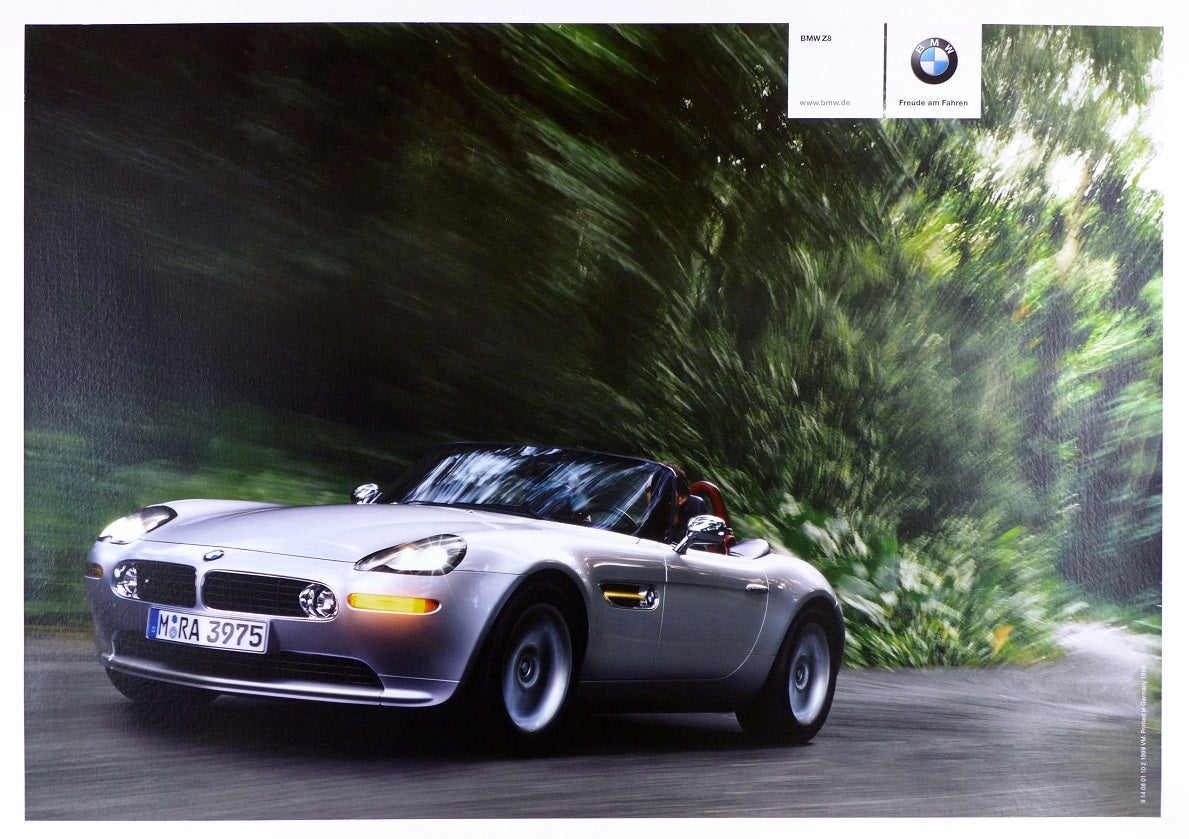 BMW Z8 Introduction Factory Poster