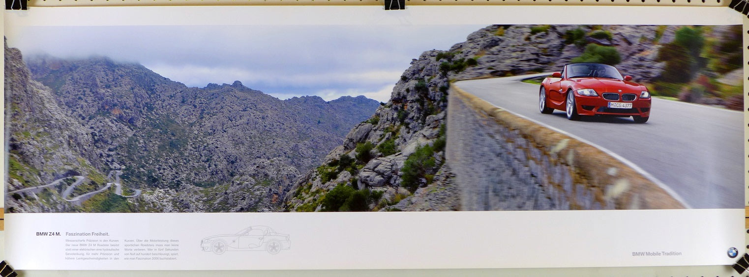 BMW Mobile Tradition Heritage Poster Z4 M