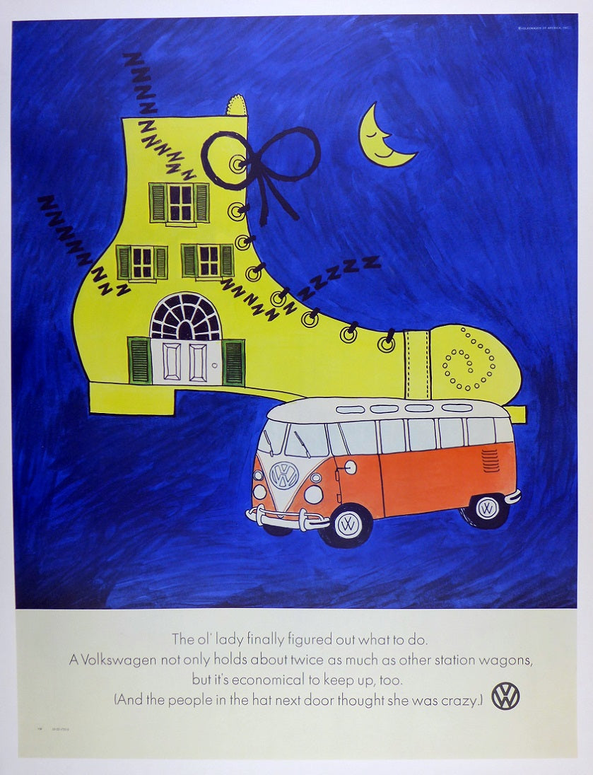 VW The Ol' Lady Transporter Poster