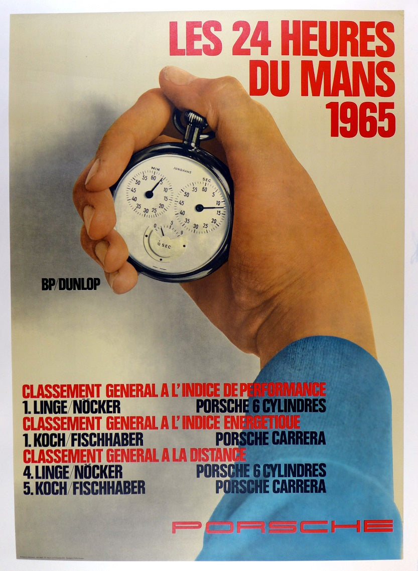 Porsche Le Mans 1965 Poster