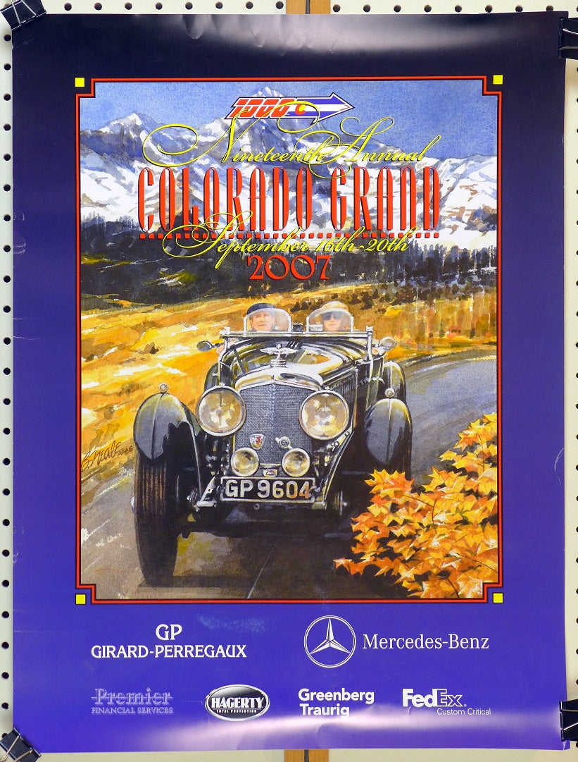 2007 Colorado Grand Pre-War Aston Poster