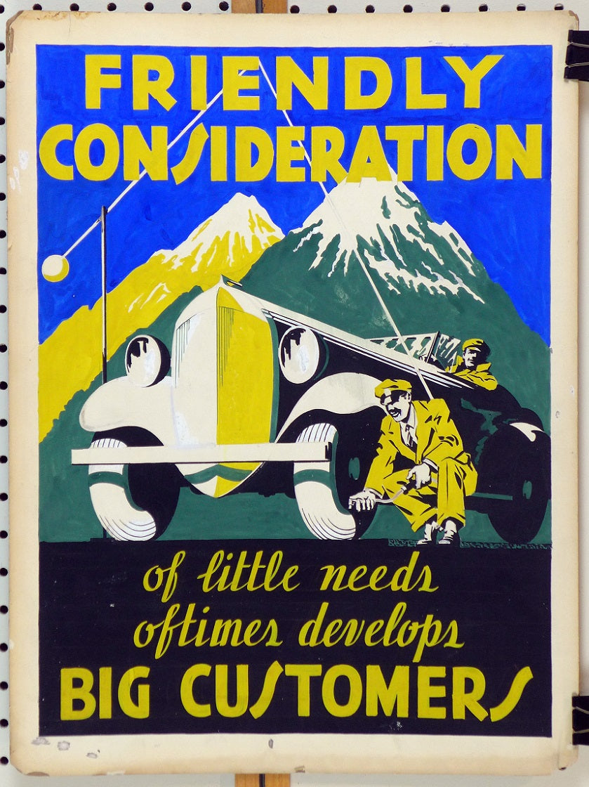 Friendly Consideration Work Incentive Poster