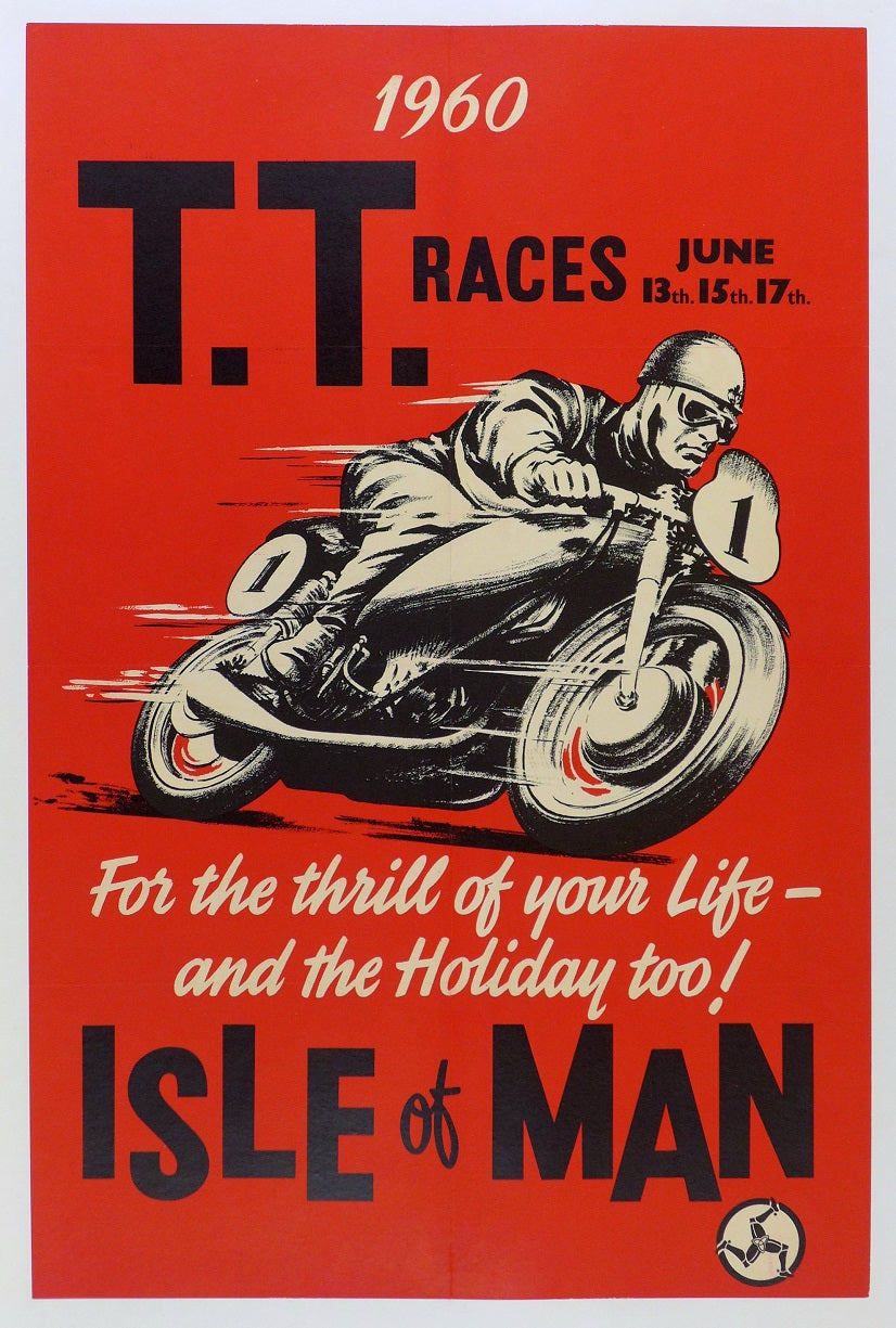 1960 TT Isle of Man Poster
