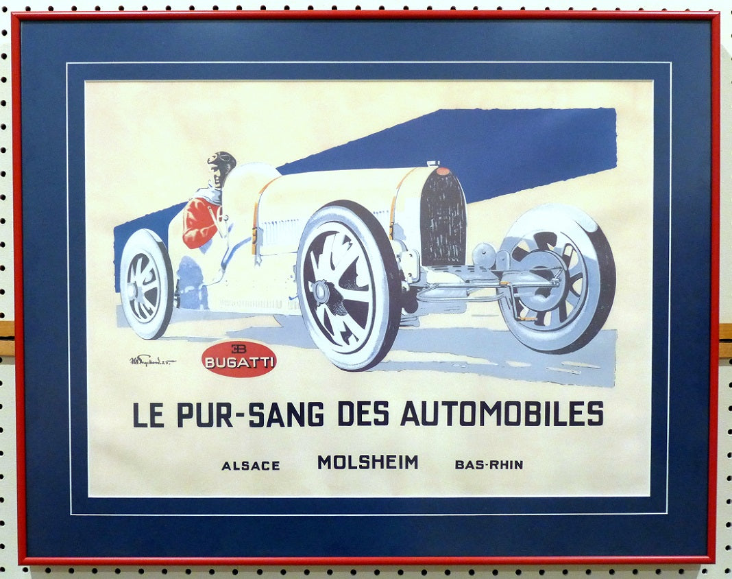 Bugatti Le Sur Sang des Automobilies Poster