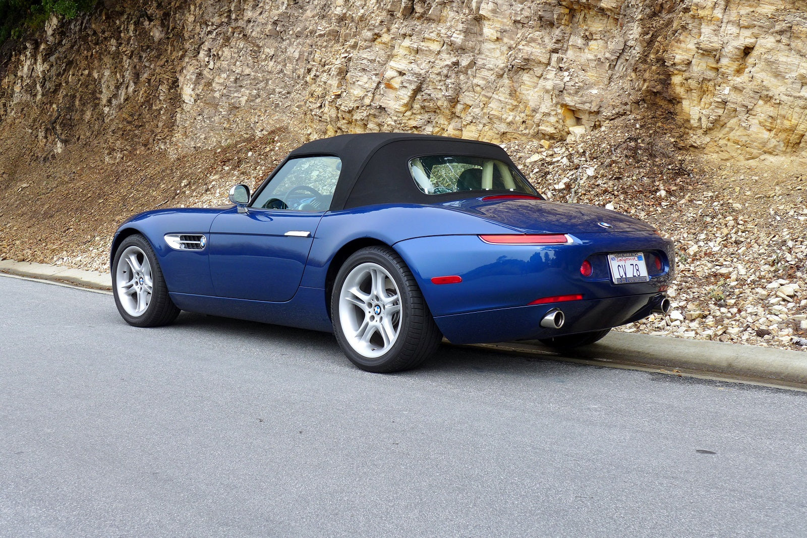 2001 BMW Z8 Topaz Blue with Crema & Black