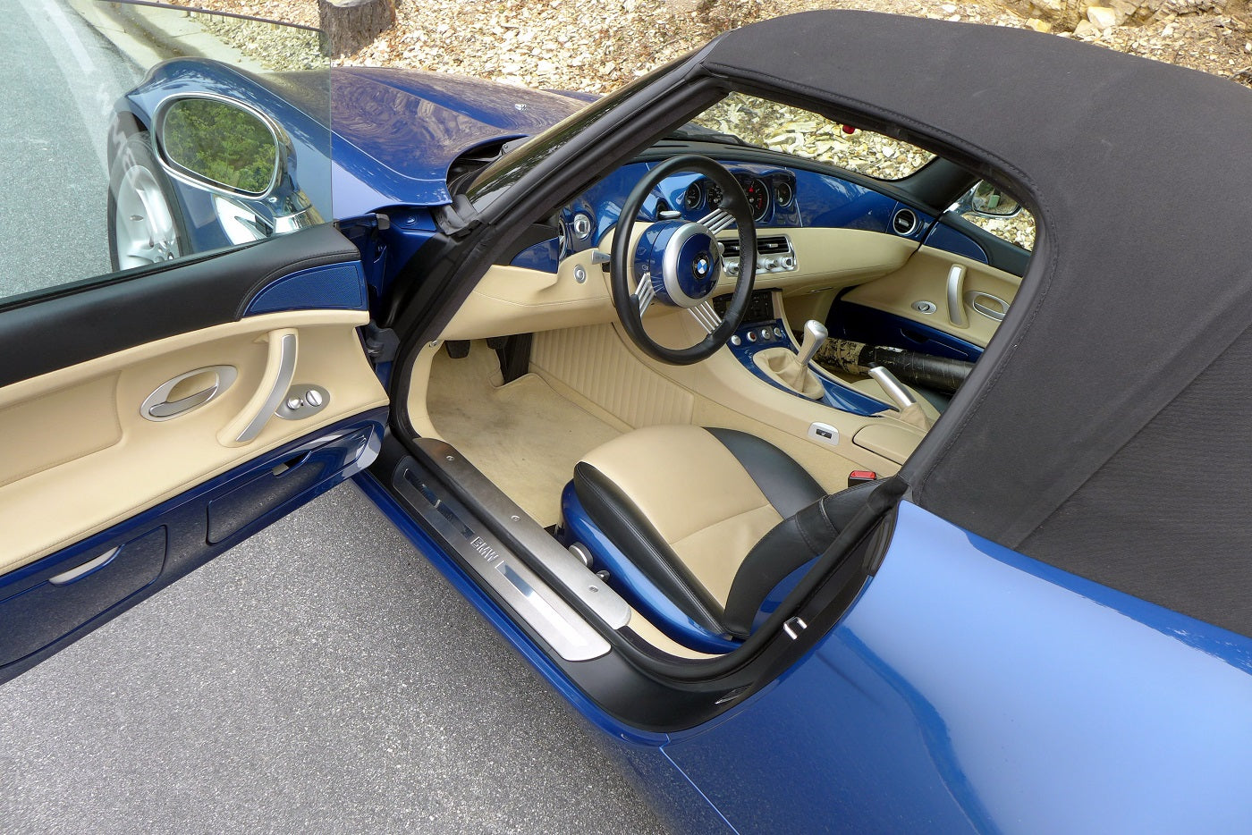 2001 BMW Z8 Topaz Blue with Crema & Black