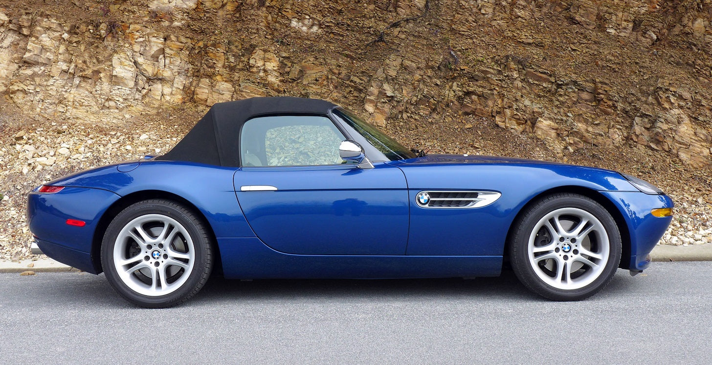 2001 BMW Z8 Topaz Blue with Crema & Black