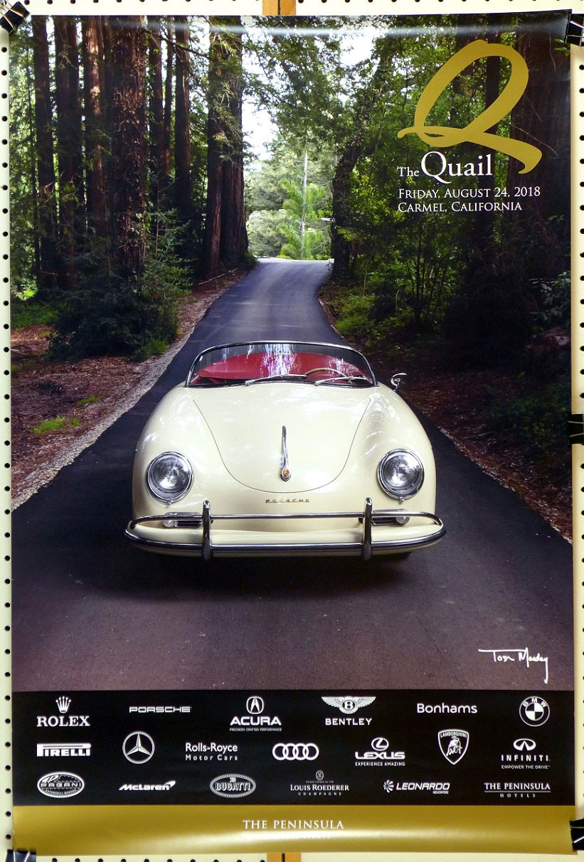 The Quail 2018 Event Poster Porsche 356 Speedster