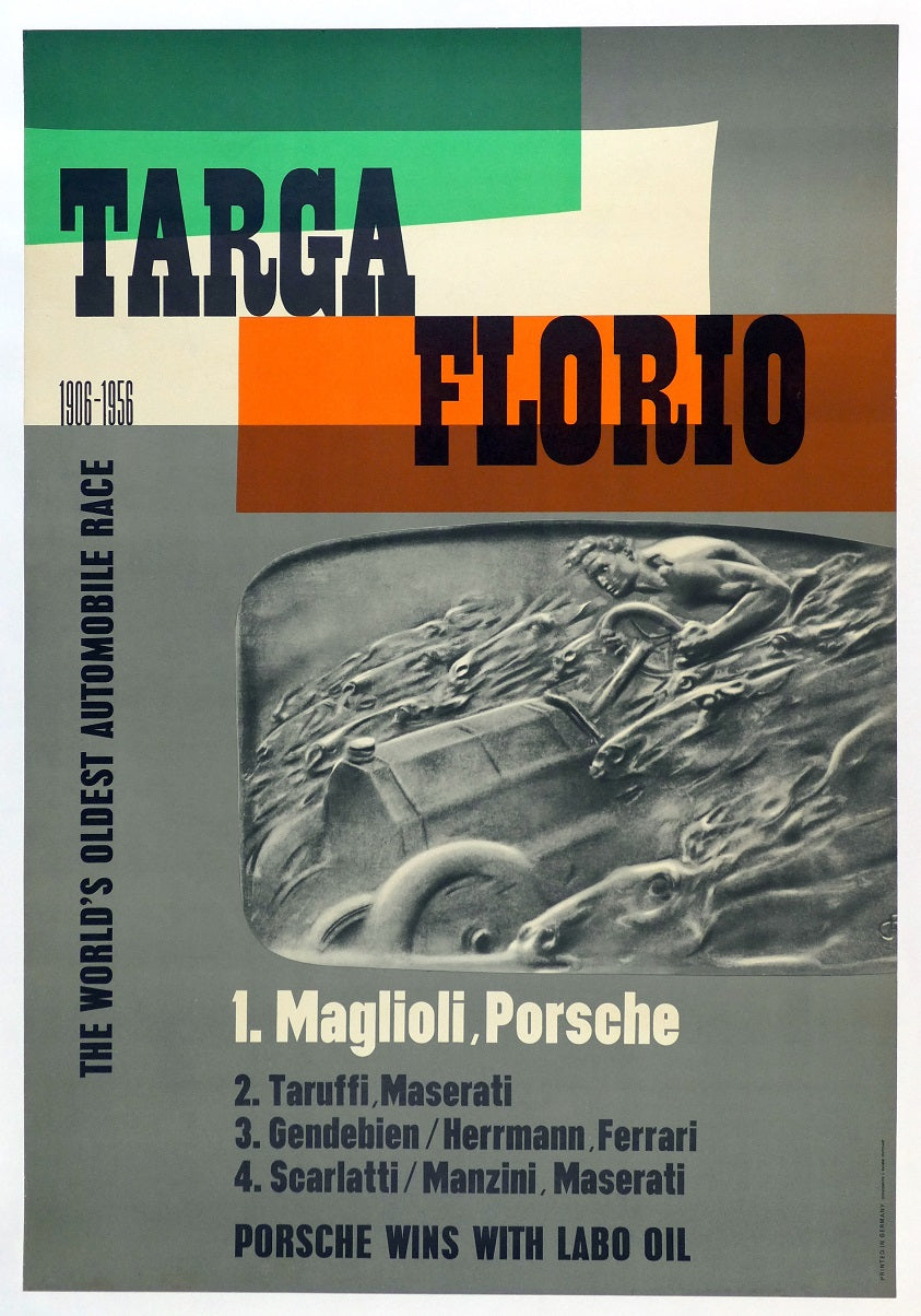 Porsche Targa Florio 1956 Poster