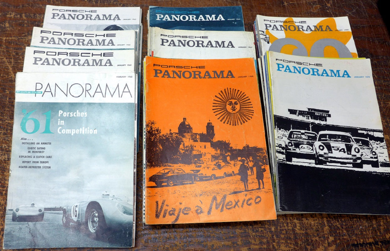 Porsche Panorama magazines 1962-1970