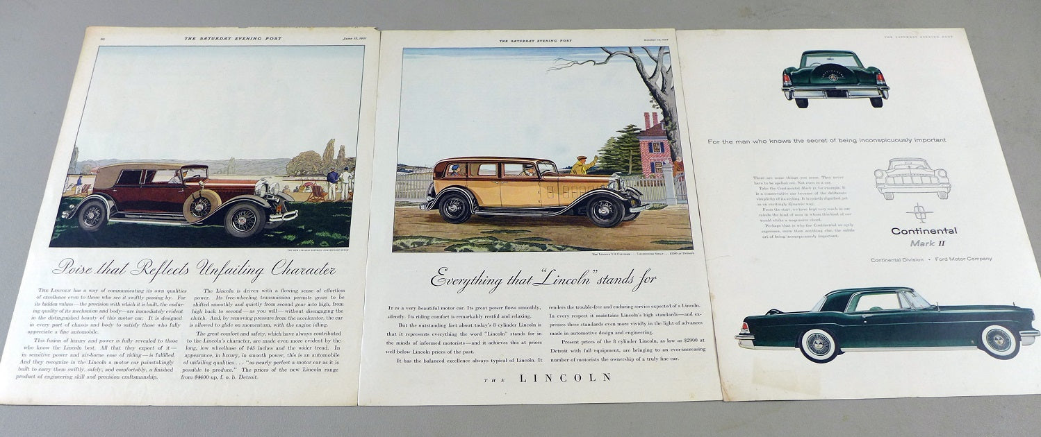 Lincoln 51 Original Ads