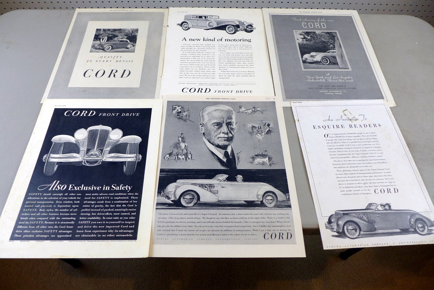 Cord 22 Original Ads – Vintage Auto Posters