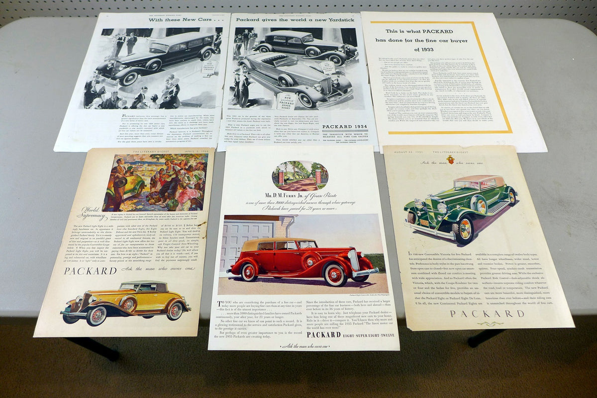 Packard 30 Original Ads – Vintage Auto Posters