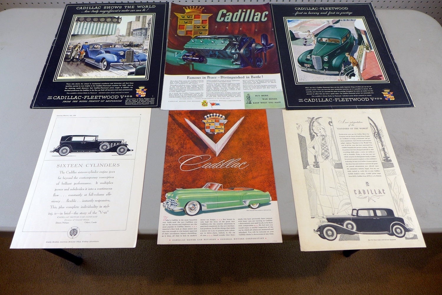 Cadillac 26 Original Ads