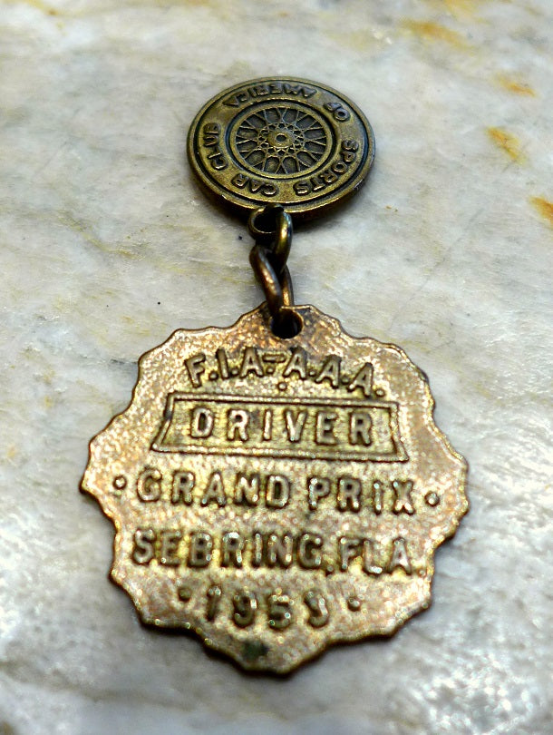 1953 Sebring Driver medallion