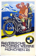 BMW Motorcycle Poster