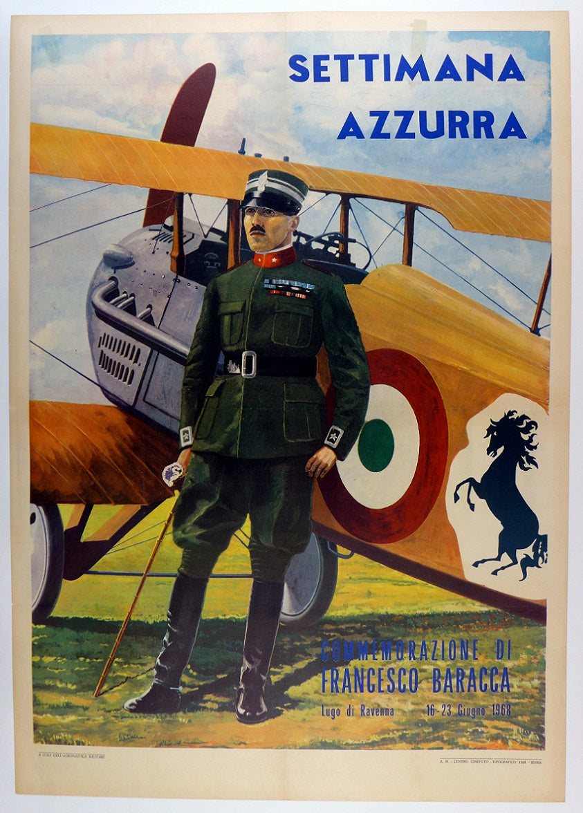 Francesco Baracca Commemorative Poster