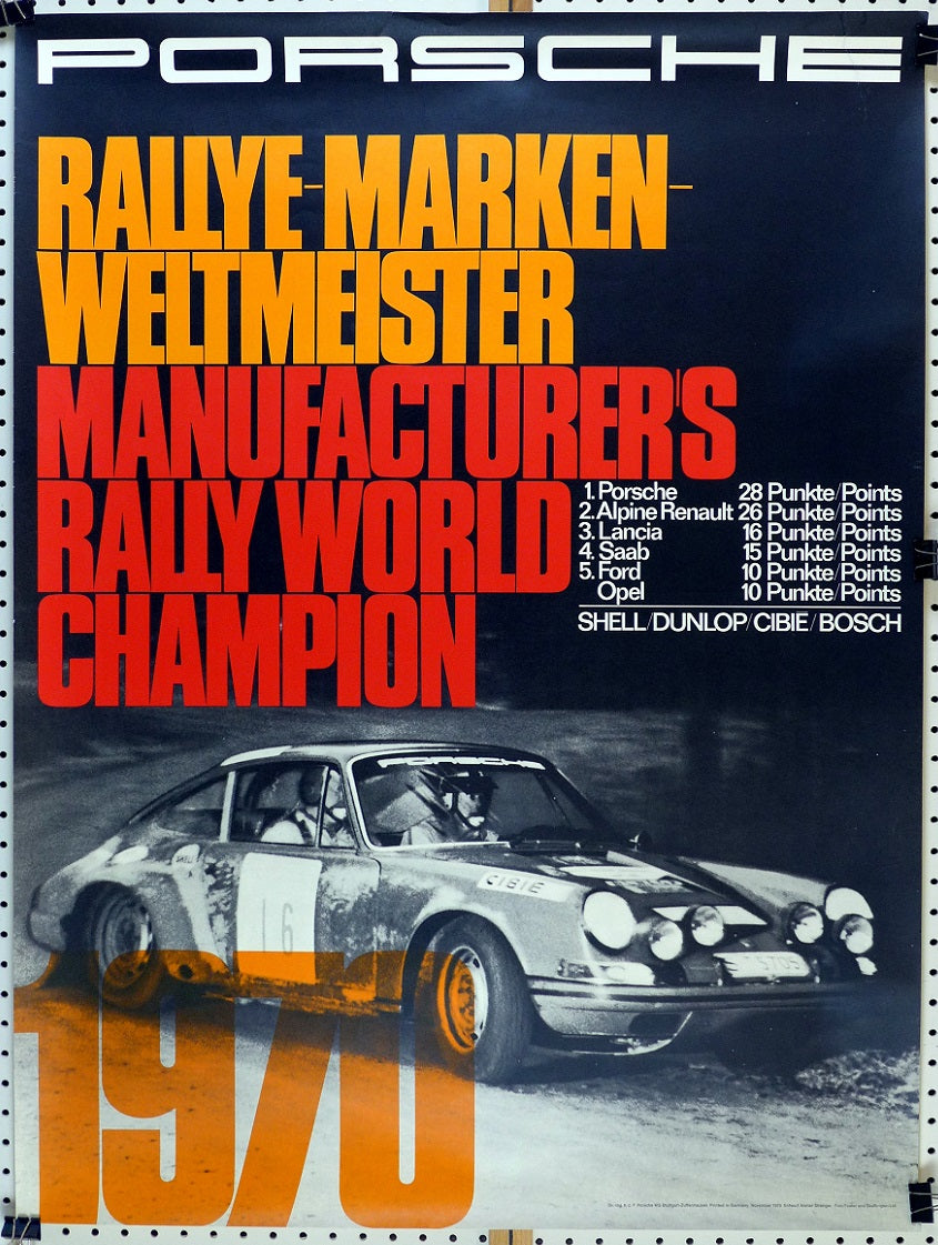 1970 Rally World Champion