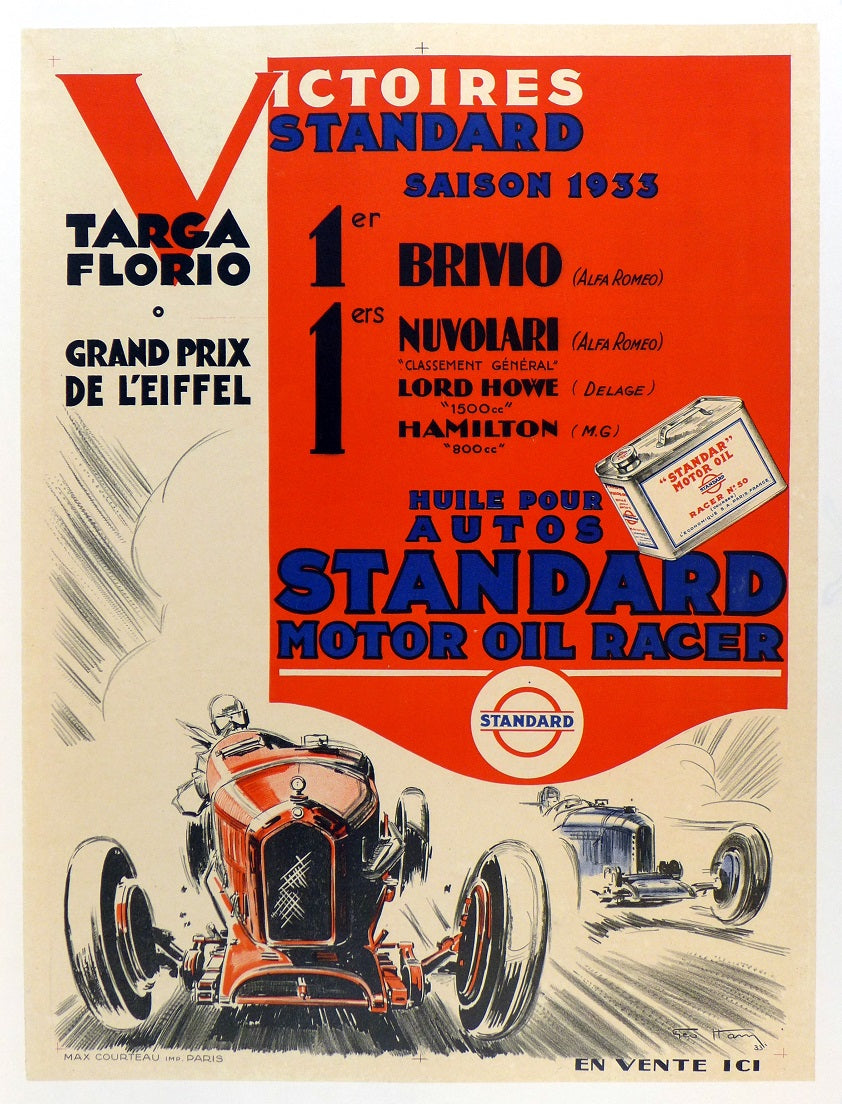 1933 Victories ~ Targa Florio & Grand Prix de l'Eiffel
