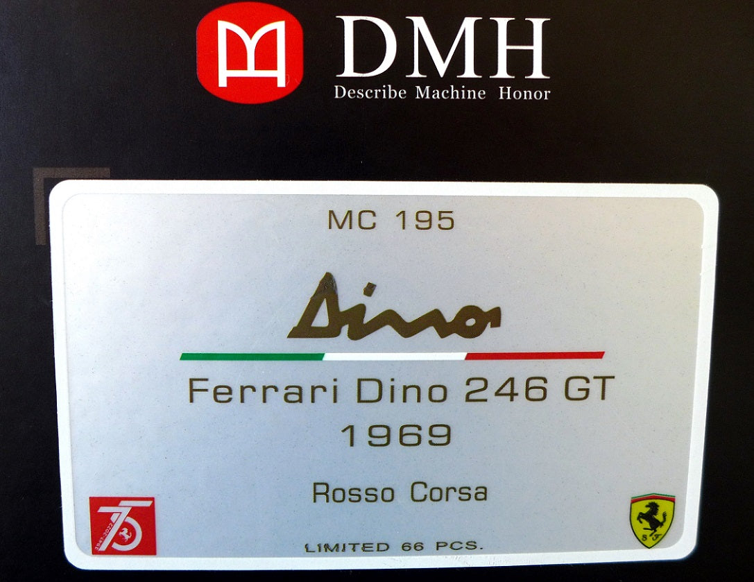 246 DINO GT scale model by DMH