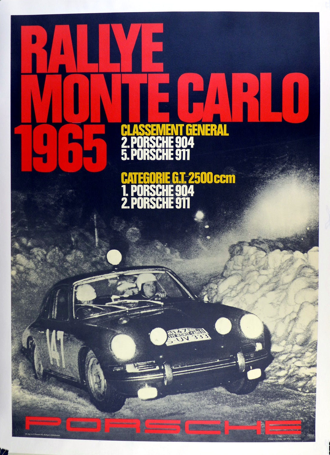 Porsche Rallye Monte Carlo 1965