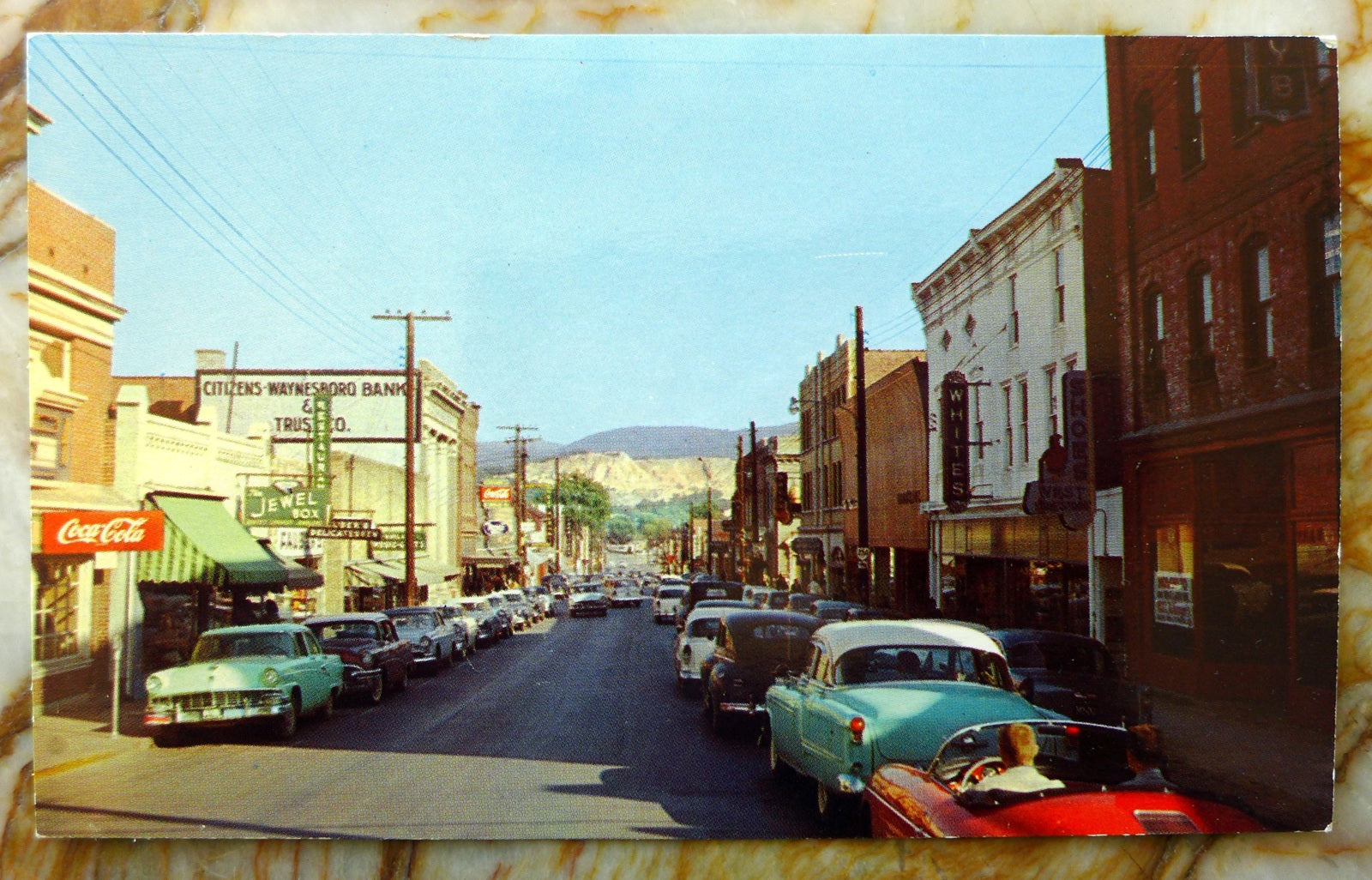 356 A Speedster postcard