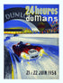 1958 Le Mans event poster