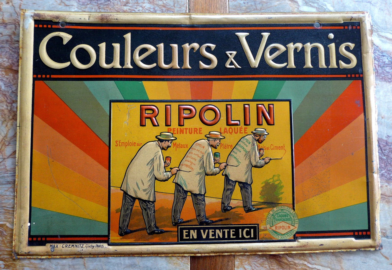 Ripolin paint sign