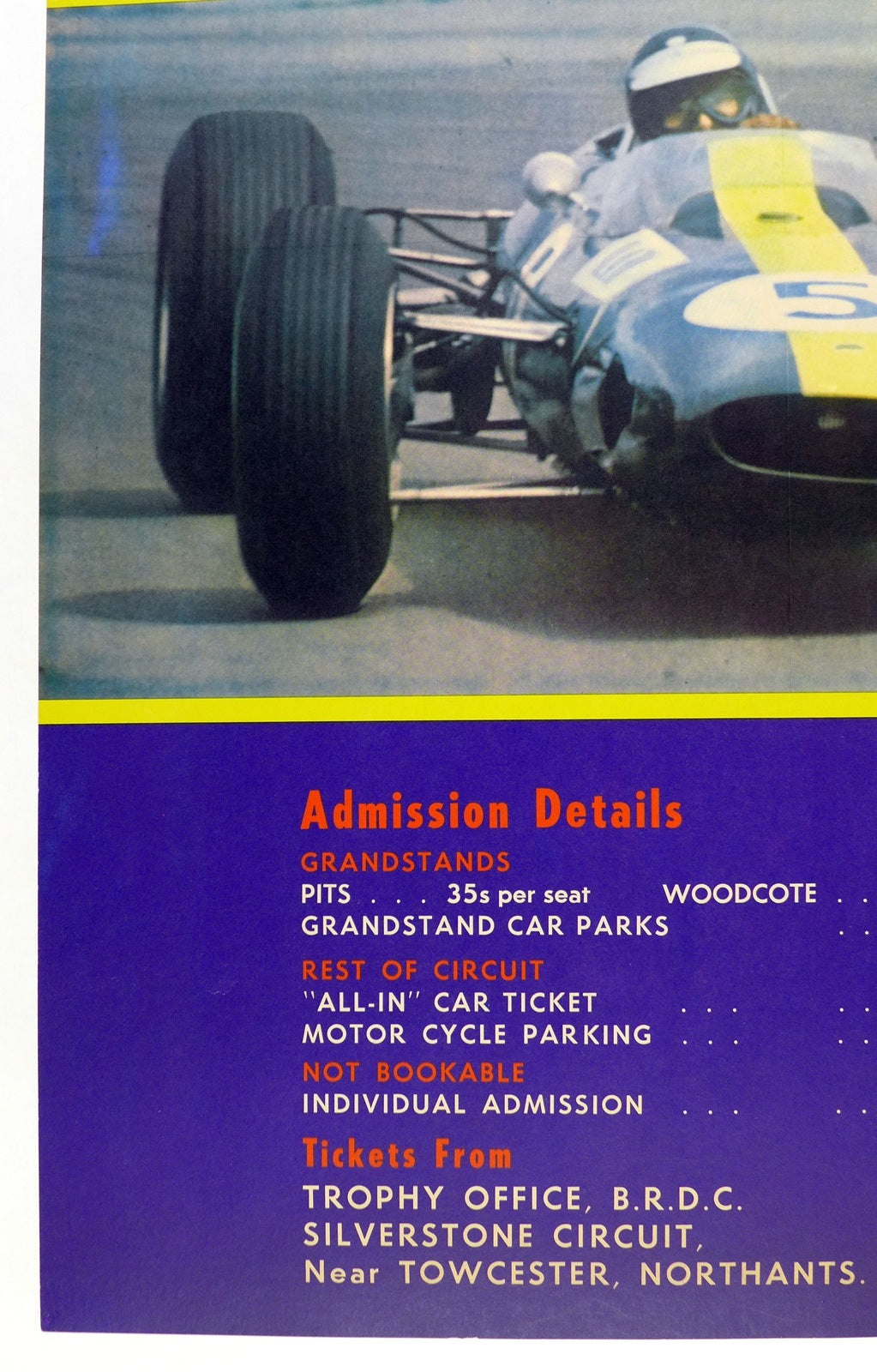 1966 Silverstone Jim Clark Poster