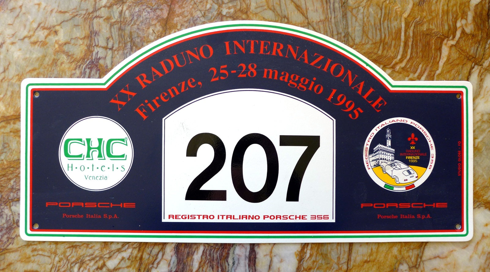 1995 International 356 Meeting car plate