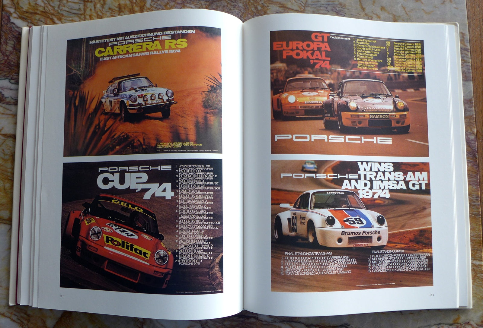 Porsche Posters by Lewandowski 1st Edition