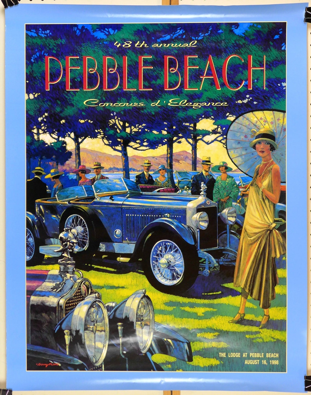 Pebble Beach Concours 1998 poster