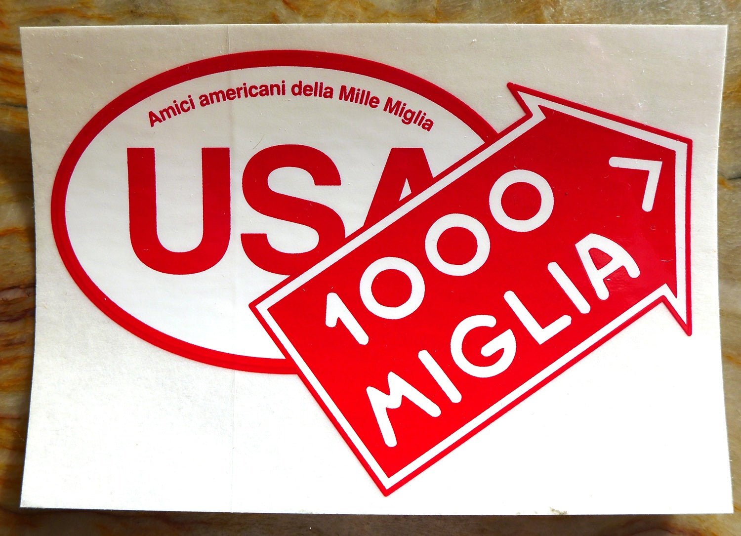 California Mille decal ~ outside