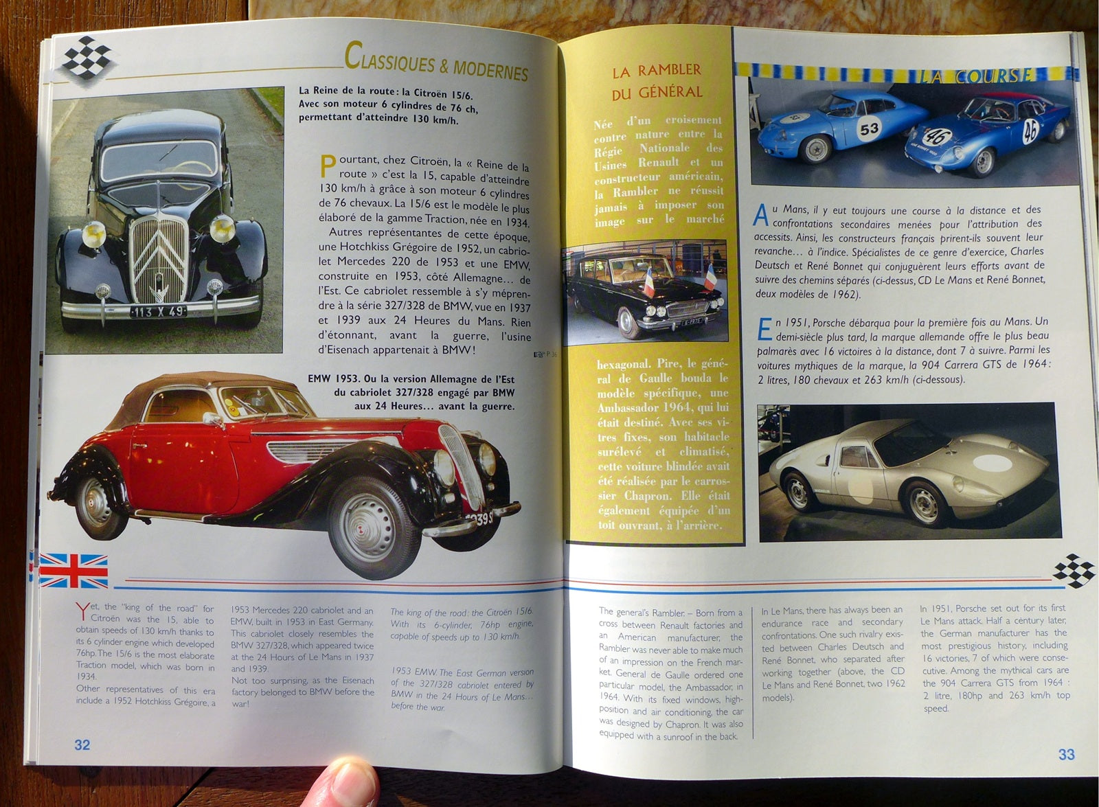 Le Mans Auto Museum booklet